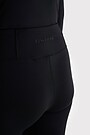 Synthetic leggings with brushed inside 4 | BLACK | Audimas
