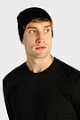 Knitted merino wool beanie 1 | BLACK | Audimas