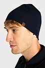 Knitted merino wool beanie 3 | BLUE | Audimas