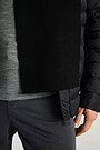 Knitted merino wool scarf 3 | BLACK | Audimas