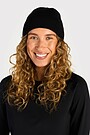 Knitted merino wool hat 1 | BLACK | Audimas