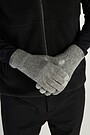 Merino wool gloves with touch screen 3 | GREY | Audimas