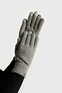 Merino wool gloves with touch screen 4 | GREY | Audimas
