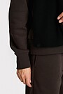 Knitted merino wool scarf 3 | BLACK | Audimas