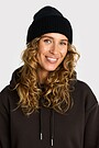 Knitted beanie with with Lenzing EcoVero viscose 2 | BLACK | Audimas