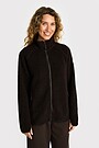 Full-zip sherpa fleece 1 | BROWN | Audimas
