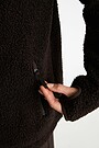 Full-zip sherpa fleece 4 | BROWN | Audimas