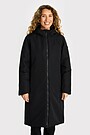 Coat with synthetic insulation 4 | BLACK | Audimas