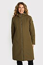 Coat with synthetic insulation 1 | GREEN | Audimas