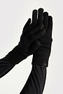Merino wool gloves with touch screen 4 | BLACK | Audimas
