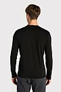 Long sleeve cotton T-Shirt 2 | BLACK | Audimas