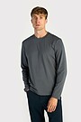 Long sleeve cotton T-Shirt 1 | GREY | Audimas