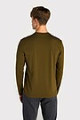 Long sleeve cotton T-Shirt 2 | GREEN | Audimas