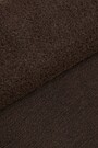 Oversized cotton fleece hoodie 4 | BROWN | Audimas