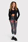 Printed leggings 5 | BLACK | Audimas