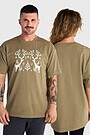 Short sleeves cotton T-shirt “Journey Through the Snow“ 1 | GREEN | Audimas