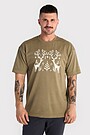 Short sleeves cotton T-shirt “Journey Through the Snow“ 2 | GREEN | Audimas
