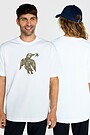 Short sleeves cotton T-shirt "The Bird of Happiness" 1 | WHITE | Audimas