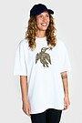 Short sleeves cotton T-shirt "The Bird of Happiness" 2 | WHITE | Audimas