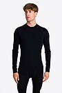 Merino T-shirt and leggings set 4 | BLACK | Audimas