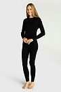 Merino base layer top and leggings set 2 | BLACK | Audimas