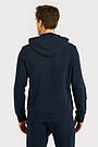 Cotton French terry full-zip hoodie 2 | MĖLYNA | Audimas