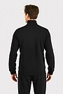 Cotton French terry full-zip sweatshirt 2 | BLACK | Audimas