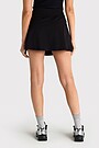 Activewear skirt with inner shorts 3 | BLACK | Audimas
