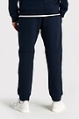 Cotton pique sweatpants 3 | Dark blue | Audimas
