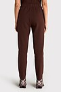 Textured tapered fit sweatpants 4 | BROWN | Audimas
