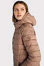 Essential quilted coat 4 | BROWN | Audimas