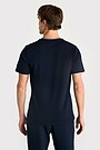 Cotton pique T-shirt 2 | Dark blue | Audimas