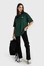 National collection oversized T-shirt 3 | GREEN | Audimas