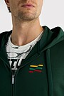 National collection full-zip hoodie 4 | GREEN | Audimas