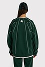 National collection oversized sweatshirt 4 | GREEN | Audimas