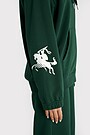 National collection full-zip hoodie 4 | GREEN | Audimas