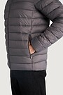 Lightweight synthetic insulation jacket 4 | GREY | Audimas