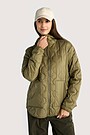 Relaxed fit quilted jacket 2 | GREEN | Audimas