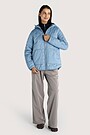 Relaxed fit quilted jacket 4 | BLUE | Audimas