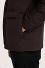 Synthetic padded jacket 4 | BROWN | Audimas