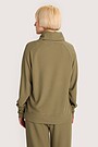 High neck sweatshirt 2 | GREEN | Audimas