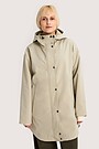 Oversized softshell coat 2 | light grey | Audimas