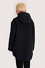 Oversized softshell coat 3 | BLACK | Audimas