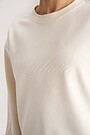 National collection pique sweatshirt 5 | Cream | Audimas