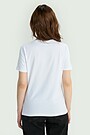 V-neck cotton T-shirt 2 | WHITE | Audimas