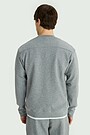 Crewneck sweatshirt with cotton blend 2 | GREY | Audimas