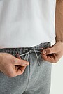 Sweatpants with cotton blend 4 | GREY | Audimas