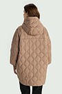 Oversized down jacket 3 | BROWN | Audimas