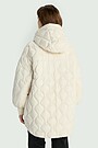 Oversized down jacket 2 | Cream | Audimas