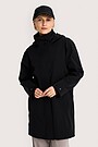Light water repellent membrane raincoat 2 | BLACK | Audimas